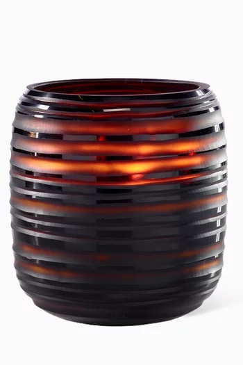 Large Sphere Amber Candle - Zanzibar, 19 x 20cm