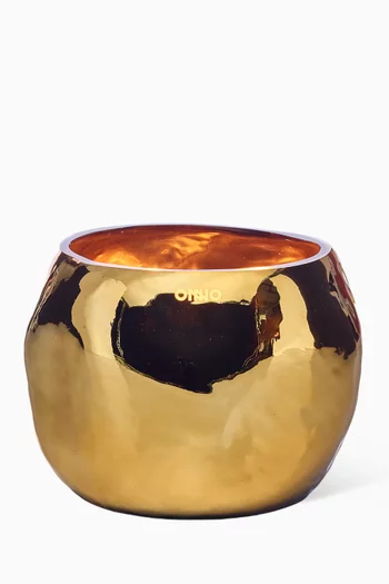 Small Cape Gold Candle - Zanzibar, 13x13cm