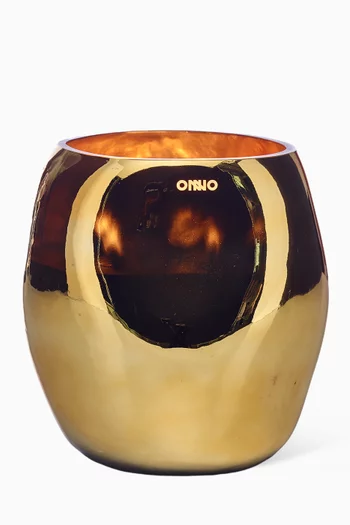 Medium Cape Gold Candle - Zanzibar, 19x14cm