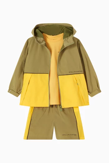 جاكيت مقسم بألوان