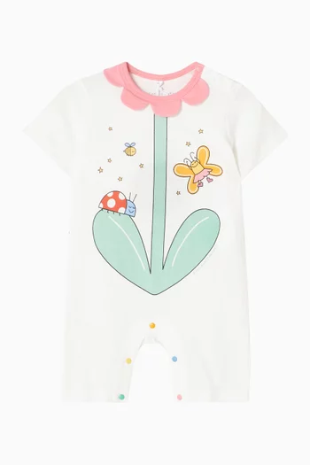 جمبسوت قطن بطبعة زهور