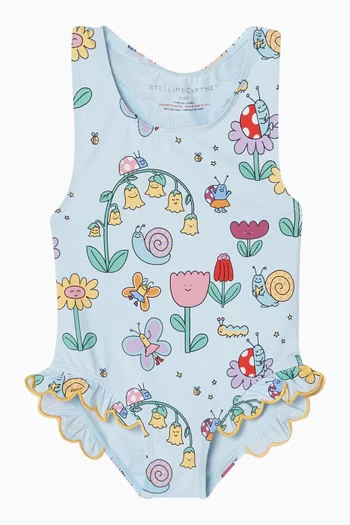 Floral One-piece Swimsuit