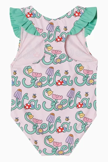 Ruffle One-piece Swimsuit