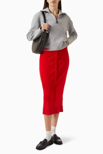 Milano Half-zip Sweater in Cashmere Blend