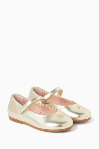 Ballet Flats in Nappa Leather