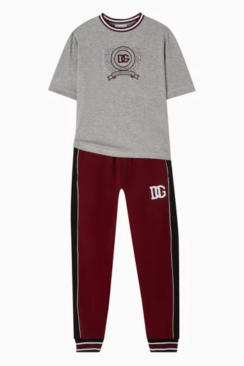 Crest Logo T-Shirt in Cotton