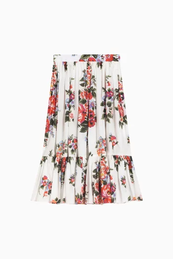 Floral-print Skirt