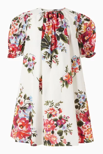 Floral-print Dress