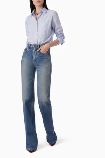 Cassandre Striped Shirt in Cotton-poplin