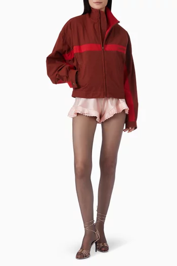 جاكيت كاساندر قصير قطن وقنب