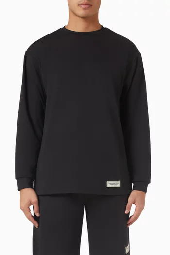 Oversized Long-sleeve T-shirt in Softskin100©