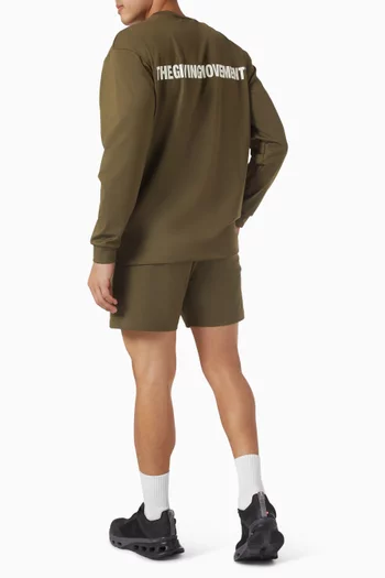 Oversized Long-sleeve T-shirt in Softskin100©