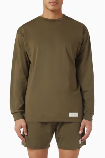 Oversized Long-sleeve T-shirt in Softskin100©