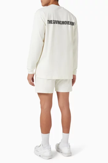 Oversized Long-sleeve T-shirt in Softskin100©