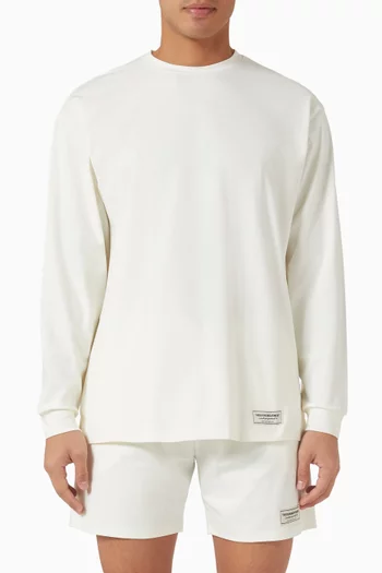 Oversized Long-sleeve T-shirt in Softskin100©