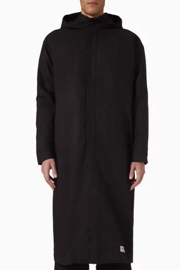 Longline Jacket in Textured Weave