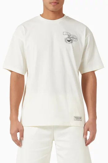 UAE-print Logo T-shirt in Cotton-jersey