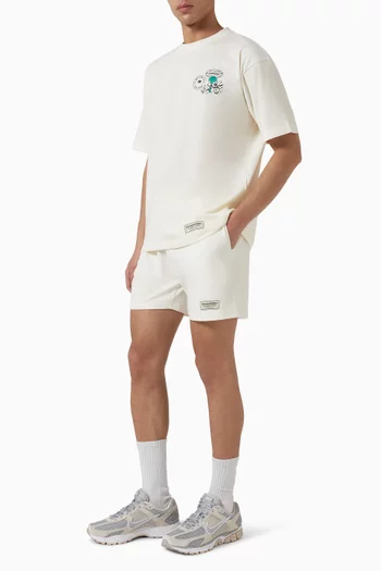 Saudi-print Logo T-shirt in Cotton-jersey