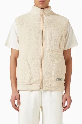 Gilet in Teddy Fleece