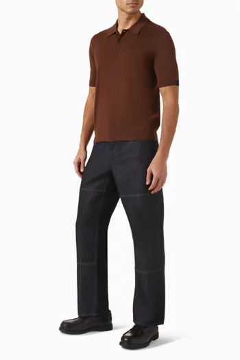 Fit 4 Workwear Straight Jeans in Denim