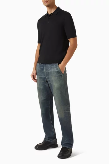 Downing Lightweight Polo Shirt in Cashmere