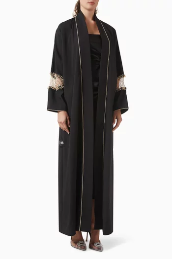 Mesh Panel Abaya