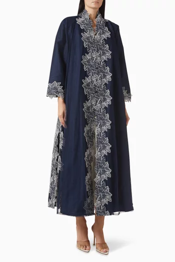 Floral Applique Abaya