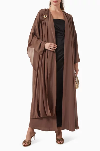 Draped Embellished Abaya