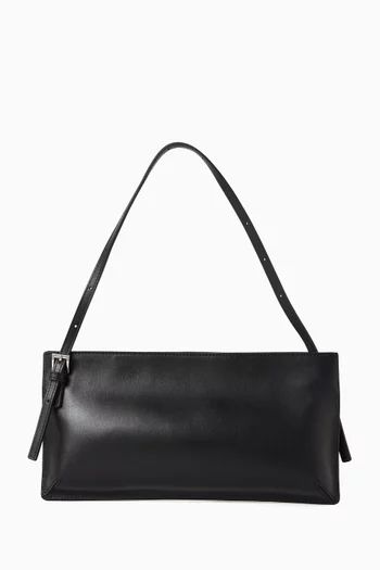 90s Belt Shoulder Bag in Leather