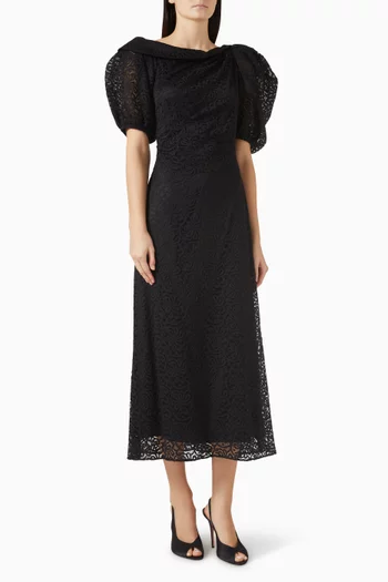 فستان بدرابيه دانتيل