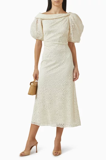 فستان بدرابيه دانتيل