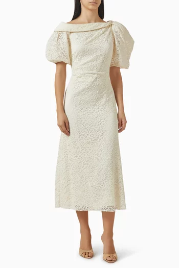 فستان بدرابيه دانتيل