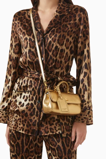 حقيبة ماي سيسيلي ميني بيد علوية جلد لامع