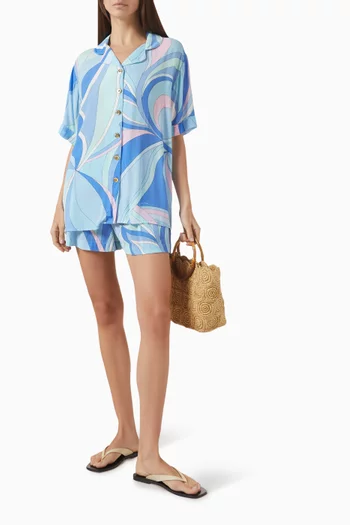 قميص بولينغ تروبو فيسكوز