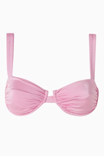 Ariel Ruched Bikini Top