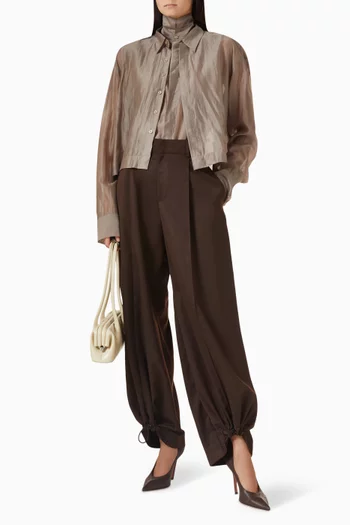 Duet Double Shirt in Cotton-voile