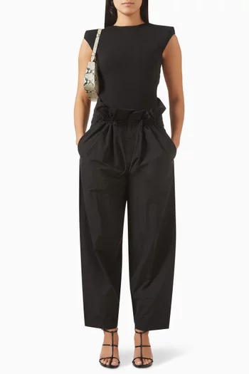 بنطال باراشوت مزيج قطن