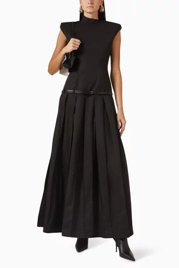 Drea Pleated Maxi Dress