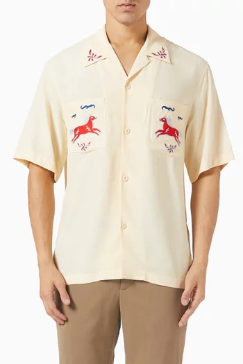 Horse Shirt in Viscose