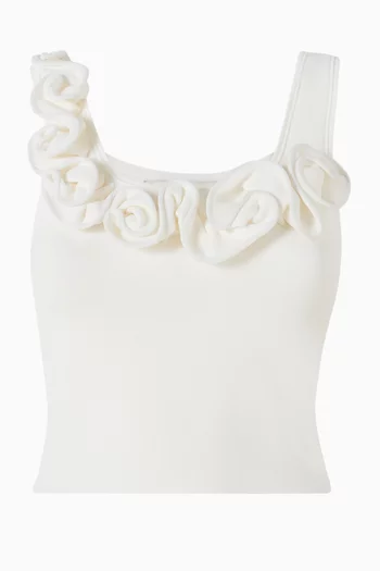 Calice Floral-applique Top