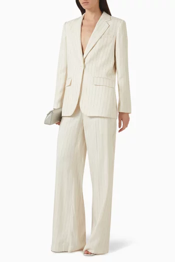 Birkin Metallic Pinstripe Jacket