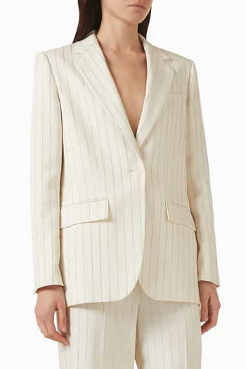 Birkin Metallic Pinstripe Jacket