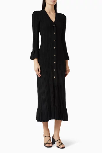 Narya Dress in Rib-knit