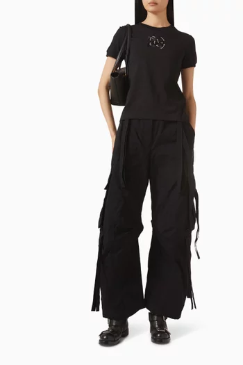 DG Logo-embellished T-shirt in Cotton-jersey