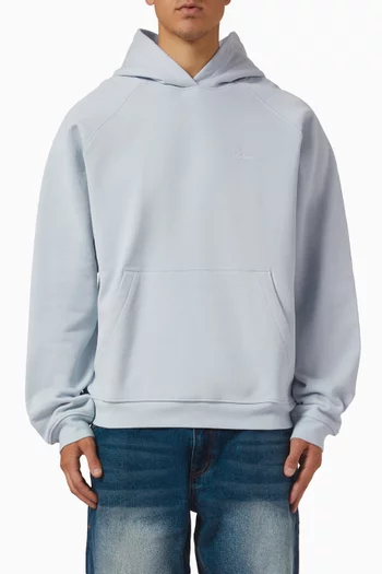 Cursive Small Logo Hoodie in Cotton-fleece