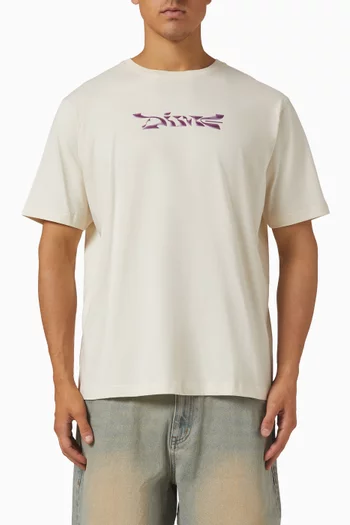 Poster T-shirt in Cotton