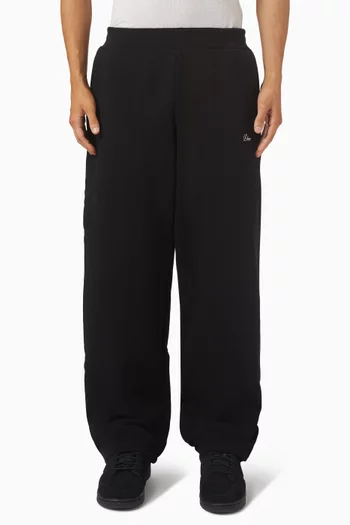 Cursive Logo Sweatpants in Cotton-fleece