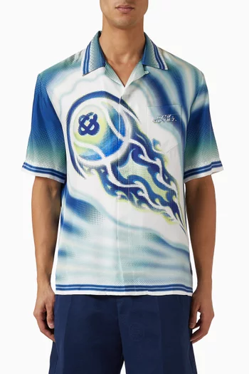 The Art Of The Serve Shirt in Silk