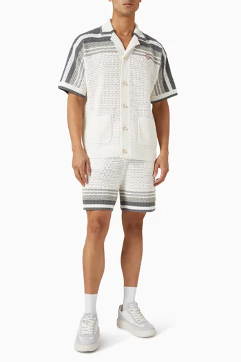 Crochet Shirt in Cotton