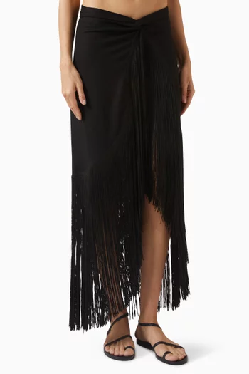 Ofelia Maxi Skirt in Linen Blend